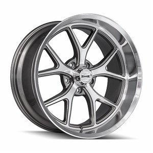 Ridler 661-8873GGD Ridler 661 Series Gloss Gray Wheels with Diamond Cut Lip | Summit Racing