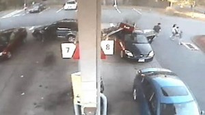 Dramatic Video Shows Woman Rescuing Children From Burning Car