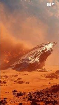 It Captured a Burnt UFO on MARS 😳 #space #shorts #sci