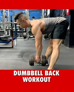 Here’s a unique dumbbell-only back workout that most of you never tried to help you build a thicker and wider back! 3 sets of 12 reps for the following: 1) Two-arm single dumbbell Rows, which works your middle back 2) Supinated (palm facing forward) dumbbell rows 3) Incline bench dumbbell rows 4) Straight-arm dumbbell row. This exercise is almost like a straight-arm lat pulldown except in dumbbell form 5) Slight incline dumbbell pullovers. The incline causes you to use slightly different muscle 