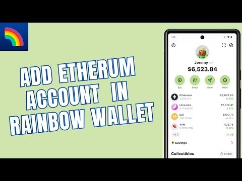 How to Add Ethereum Account in Rainbow Wallet 2026?