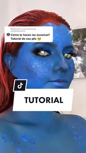 Tutorial de Maquillaje de Escamas de Mystique