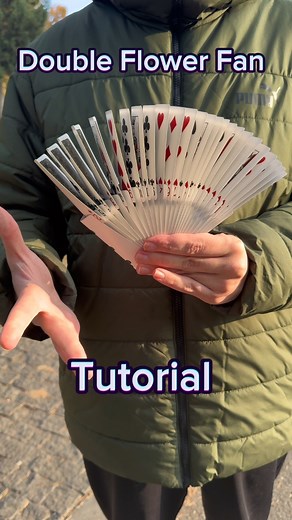 Learn How to Perform the Double Flower Fan Cardistry Trick!