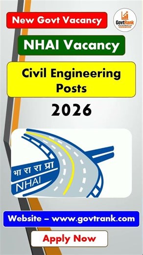 NHAI Deputy Manager Recruitment 2026 | GATE 2025 Civil | 40 Posts #NHAI #GATE2025 #Jobs