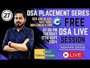 Mastering DSA in C++ for Placements | Session 27 : Red and Black Tree code