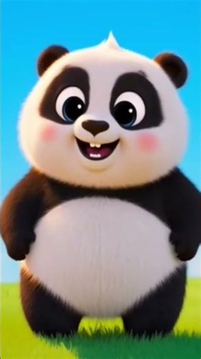 Baby Panda Roll & Fall 🐼 | Cute Funny Animal Cartoon for Kids | Panda Adventure/part 1 #rhymes #kids