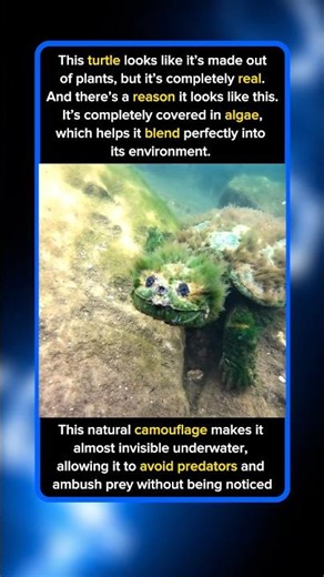 This Turtle Looks Like It’s Made Out of Plants