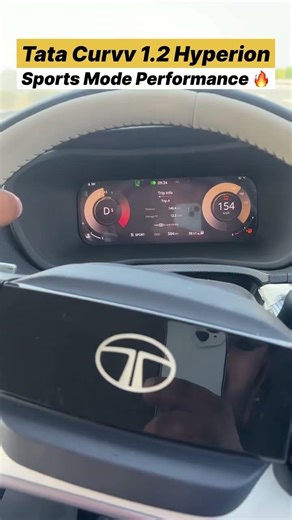 Tata Curvv 1.2 Hyperion Sports Mode Performance