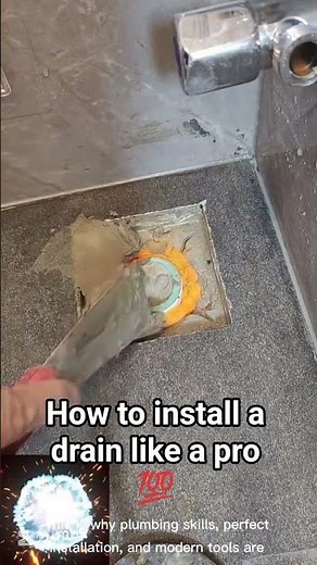 how to install a drain like a pro 💯