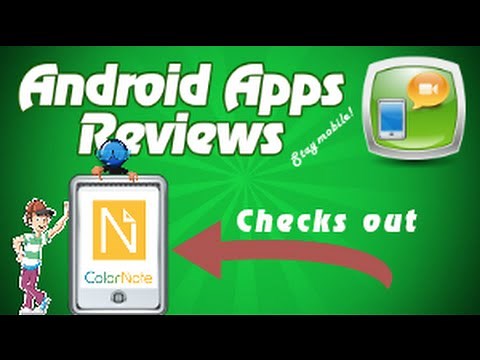 Android App Review: ColorNote Notepad Notes