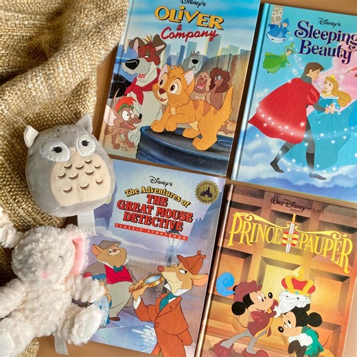 Vintage Disney Book Collection Hardcover Classic Storybook Set Illustrated Disney Story Time Reading Gift Idea Childhood Favorite Animated - Etsy