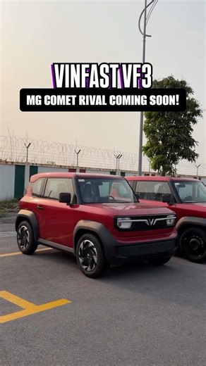 The Vinfast VF3 is Coming to Rival MG Comet EV!