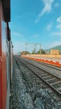 12345 Saraighat SF Exp storming past Jogighopa at full speed