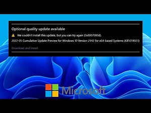 (Fixed) We Couldn't Install This Update, But You Can Try Again (0x8007000d) In Windows 11/10