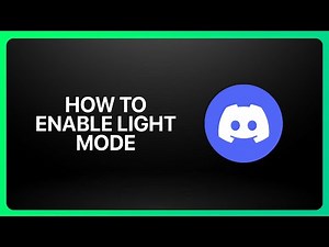 How To Enable Light Mode In Discord 2025! Tutorial