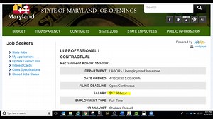 Maryland's unemployment office is hiring