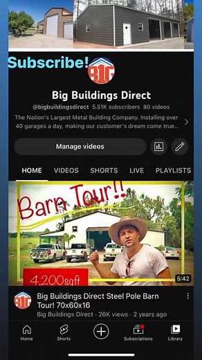 Big Buildings Direct on Reels