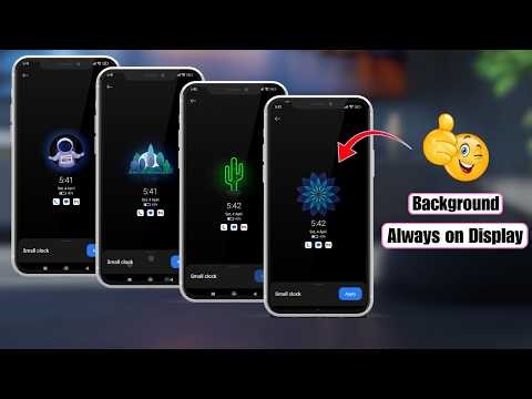 How to Change Always on Display Background