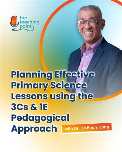 How can complex Science concepts be simplified, made engaging, and spark genuine curiosity in your classroom? In this episode of The Teaching Point, join Dr. Ho Boon Tiong as he unpacks the 3C and 1E framework, an approach to Science teaching that empowers students to connect, construct, and clarify their understanding while staying excited about learning. 🎧 Visit https://na2.hubs.ly/y0hz-_0 to tune in to the full episode! #MCEducation #TheJoyofLearning #TheTeachingPoint #Podcast #Educators #Sc