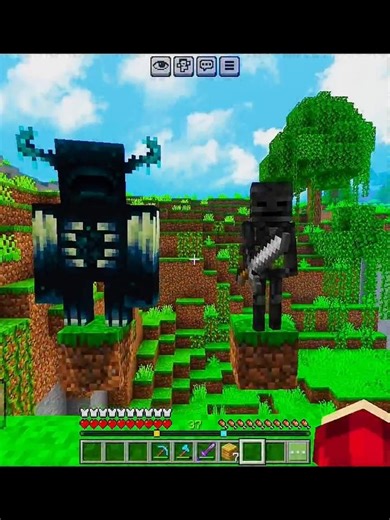 Minecraft: He was my best friend water skeleton 😭😞.#trending #shorts