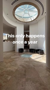 378K views · 1.2K reactions | This only happens on the summer solstice. ☀️ At the Getty Library, this specially designed architectural feature is activated on the summer solstice. Watch as the light moves across the floor and perfectly aligns with the glass. | Getty | Facebook