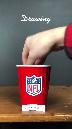 Drawing of Patrick Mahomes as Big Mouth