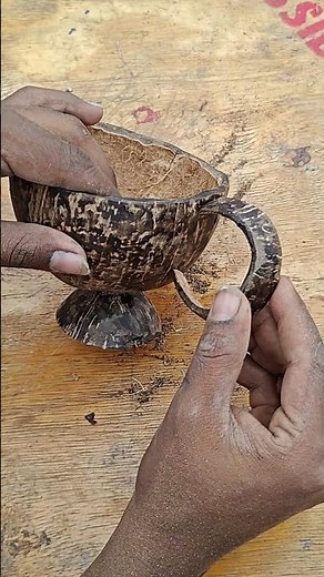 Can you make coconut shells like this? 🔥 Coconut Shell Reuse Ideas #reuse #coconut