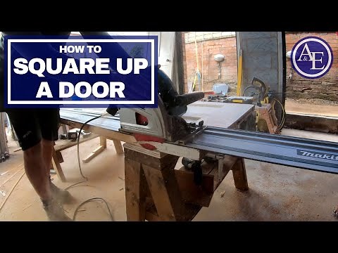 HOW TO SQUARE UP A DOOR | DIY Series | Build with A&E