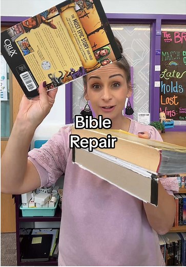Expert Bible Repair: Restoring Treasured Religious Books (ASMR)