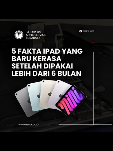 5 Fakta iPad yang Baru Kerasa Setelah Dipakai Lebih dari 6 Bulan 1. iPad Terasa Cepat Panas Meski Dipakai Ringan Setelah pemakaian lama, iPad jadi lebih sensitif panas meski cuma buat nonton atau browsing. Penyebab sepele: background app menumpuk, iCloud sync jalan terus, brightness tinggi. Solusi: tutup app yang jarang dipakai, matikan background refresh, dan pakai brightness manual. 2. Storage Cepat Penuh Banyak pengguna kaget memori penuh tanpa install banyak app. Penyebab sepele: cache aplik