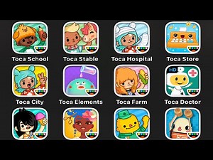ALL OLD TOCA BOCA LIFE: CITY,FARM,HOSPITAL,TOWN,SCHOOL,STABLE,BUILDERS,VACATION,NATURE,JUNIOR,BOO