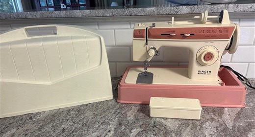 Singer Merritt 2404 Pink Sewing Machine W/ 30 Pattern Cams, Pedal, Case & More- Works Tested! - Etsy