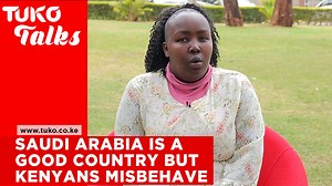 401K views · 7K reactions | According to Lorna Jerop, Saudi Arabia is a great country for Kenyans to work but when majority of them get there, they misbehave like there is no tomorrow and when times get rough, they run away She tells Tuko Talks host Lynn Ngugi Saudi employers buy Kenyans for Ksh.300,000 and maintains that place is not a holiday camp and Kenyans must be ready to work or stay home | Tuko.co.ke | Facebook