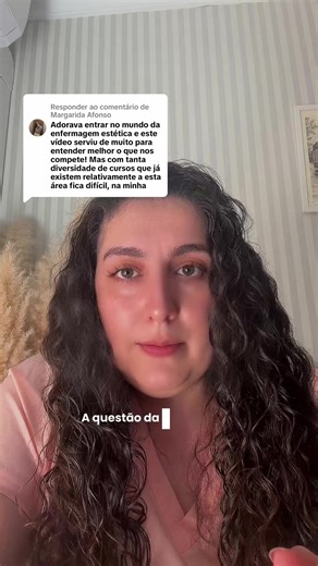 A responder a @Margarida Afonso Entrar na enfermagem estética pode parecer confuso no início… e é normal 🤍 Existe muita formação disponível, mas nem toda tem o mesmo rigor, nem a mesma aplicabilidade clínica. Mais importante do que fazer “muitos cursos” é perceber: qual a base científica, quem forma e se te prepara verdadeiramente para cuidar com segurança. Começa pelo essencial. Consolida. E depois cresce com consistência. Se estás neste caminho, não estás sozinha 🤍 #enfermagemestetica #enfer