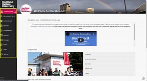 Blackboard New Homepage - Students