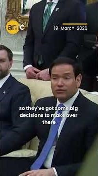 Marco Rubio Says Cuba Needs “New People in Charge” Amid Policy Debate