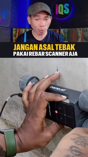 QS Services on Instagram: "Banyak orang masih mengira rebar scanner hanya untuk proyek besar… padahal alat ini bisa menyelamatkan biaya perbaikan yang mahal 🔧 fungsi utama rebar scanner: 1️⃣ deteksi posisi tulangan dalam beton 2️⃣ ukur tebal selimut beton sesuai sni 3️⃣ mencegah salah bor saat renovasi kapan dipakai? ✅ sebelum coring/boring ✅ qc saat serah terima proyek ✅ audit bangunan lama ✅ investigasi retak/korosi alat ini non destruktif, cepat, dan hasilnya bisa langsung dianalisis di lapa