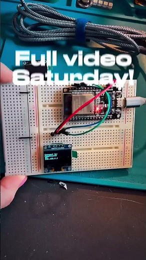 Fun OLED & ESP32 project you can make in 5 minutes that will WOW your friends!