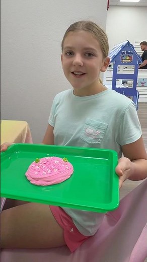 Making a Strawberry Slime with @M‪@MrsBench‬