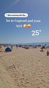 UK Heatwave Draws Crowds to Bournemouth Beach