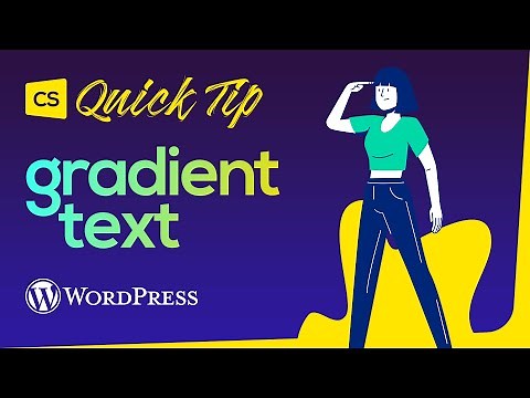 How to Create Gradient Text in WordPress