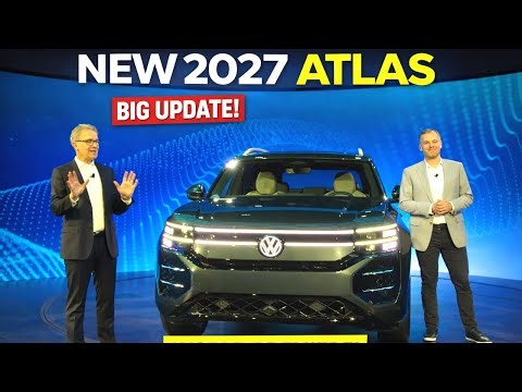 2027 Volkswagen Atlas World Premiere Bigger Tech Huge Interior Upgrade