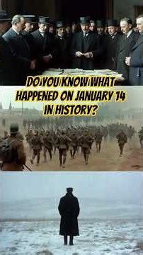 Do You Know What Happened on January 14 in History? #history #braintestsolution #historyfacts