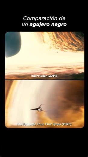 Interstellar vs Los 4 Fantásticos: ¿Cuál agujero negro es MÁS REAL?