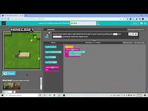 L14-5 |Code.org | Express-2021 | Lesson 14: Looking Ahead with Minecraft | level 5