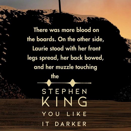 Listen to Stephen King's YOU LIKE IT DARKER