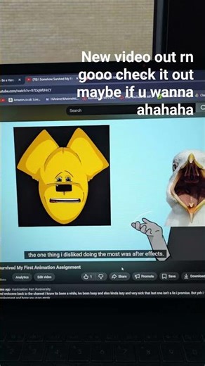 New video is out about my first uni assignment #art #animation #artfyp #university