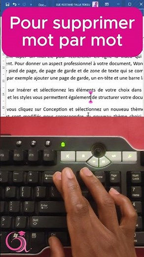 You're deleting the word "MAL" in Word 😱 #word #error #productivity