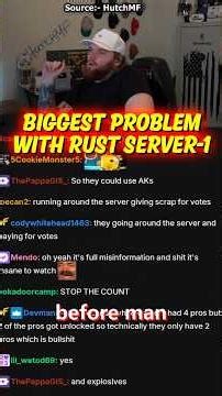 Hutch Explains the Biggest Problem with Rust Servers (Part -1) #shorts