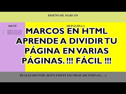 ✅HTML from Scratch. Part 9: Creating Frames.👌Split the screen into multiple pages.